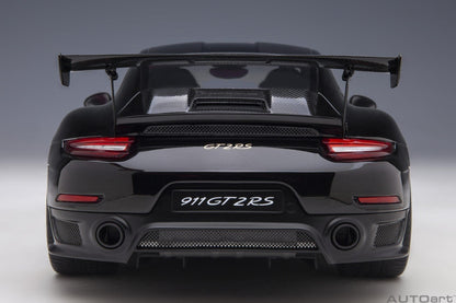 AutoArt Porsche 911 (991.2) GT2 RS Weissach Package - Black 1:18 Modell - Artexio