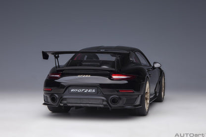 AutoArt Porsche 911 (991.2) GT2 RS Weissach Package - Black 1:18 Modell - Artexio