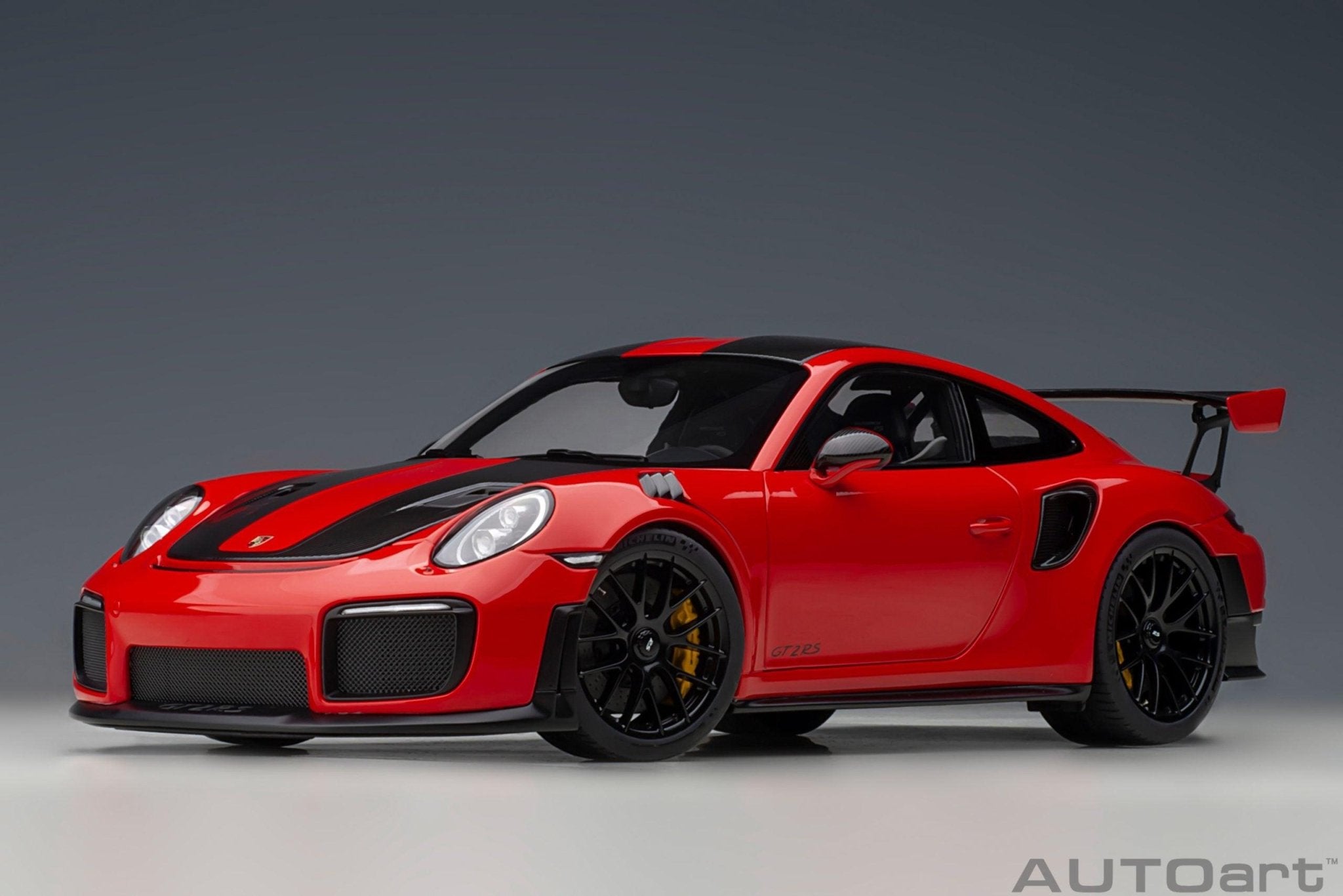 Autoart Porsche 911 (991.2) GT2 RS Weissach Package - Guards Red 1:18 Model  - ARTEXIO – Artexio