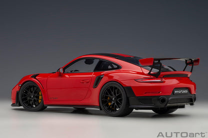 AutoArt Porsche 911 (991.2) GT2 RS Weissach Package - Guards Red 1:18 Modell - Artexio