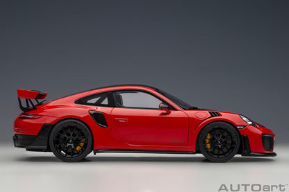 AutoArt Porsche 911 (991.2) GT2 RS Weissach Package - Guards Red 1:18 Modell