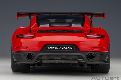 AutoArt Porsche 911 (991.2) GT2 RS Weissach Package - Guards Red 1:18 Modell