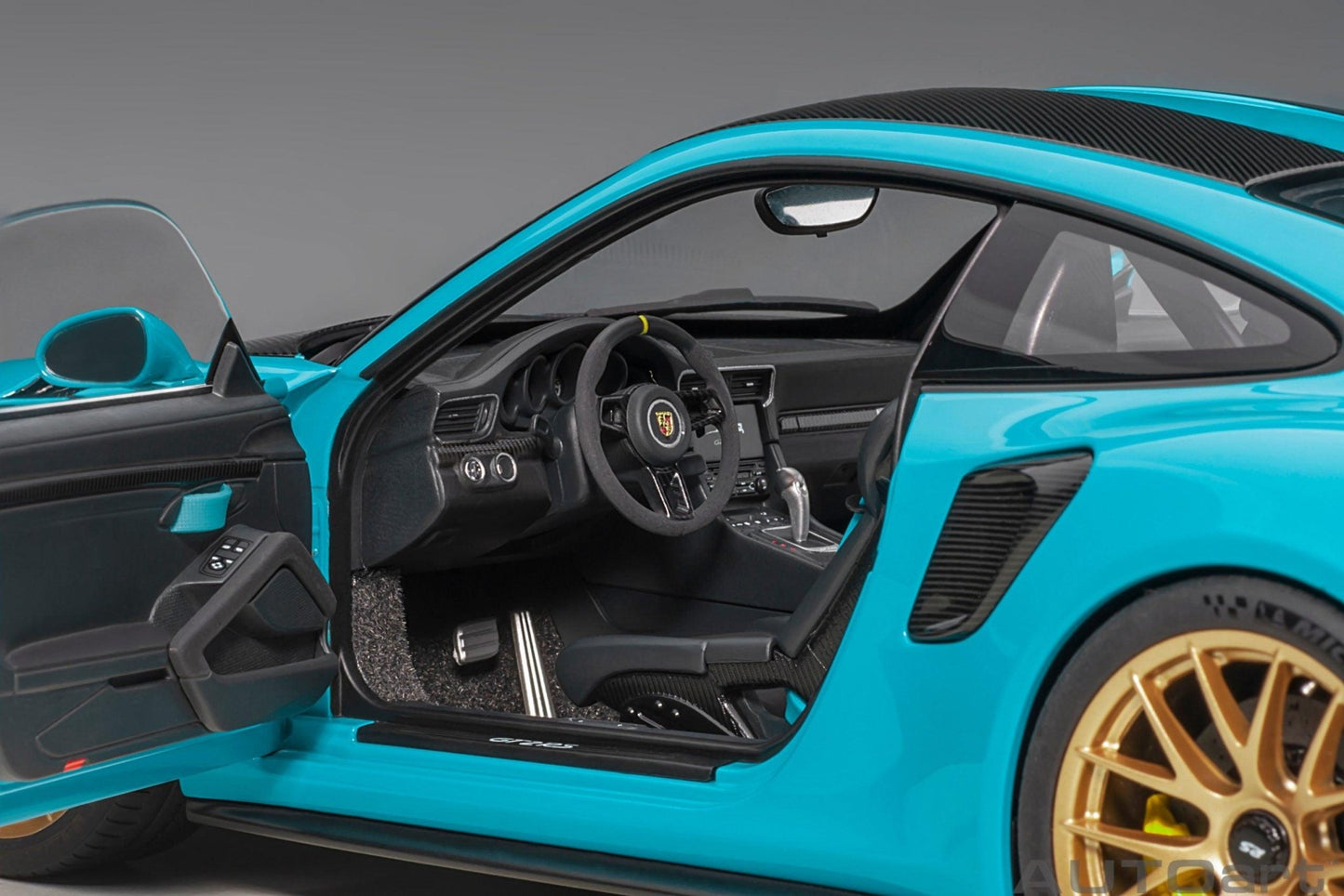 AutoArt Porsche 911 (991.2) GT2 RS Weissach Package - Miami Blue 1:18 Modell - Artexio