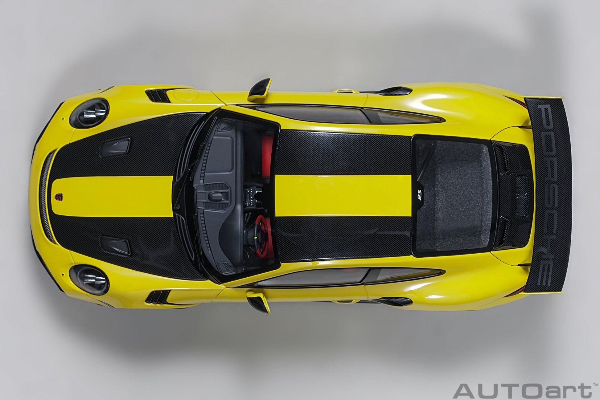 AutoArt Porsche 911 (991.2) GT2 RS Weissach Package - Racing Yellow 1:18 Modell - Artexio