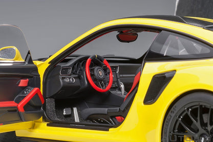 AutoArt Porsche 911 (991.2) GT2 RS Weissach Package - Racing Yellow 1:18 Modell - Artexio