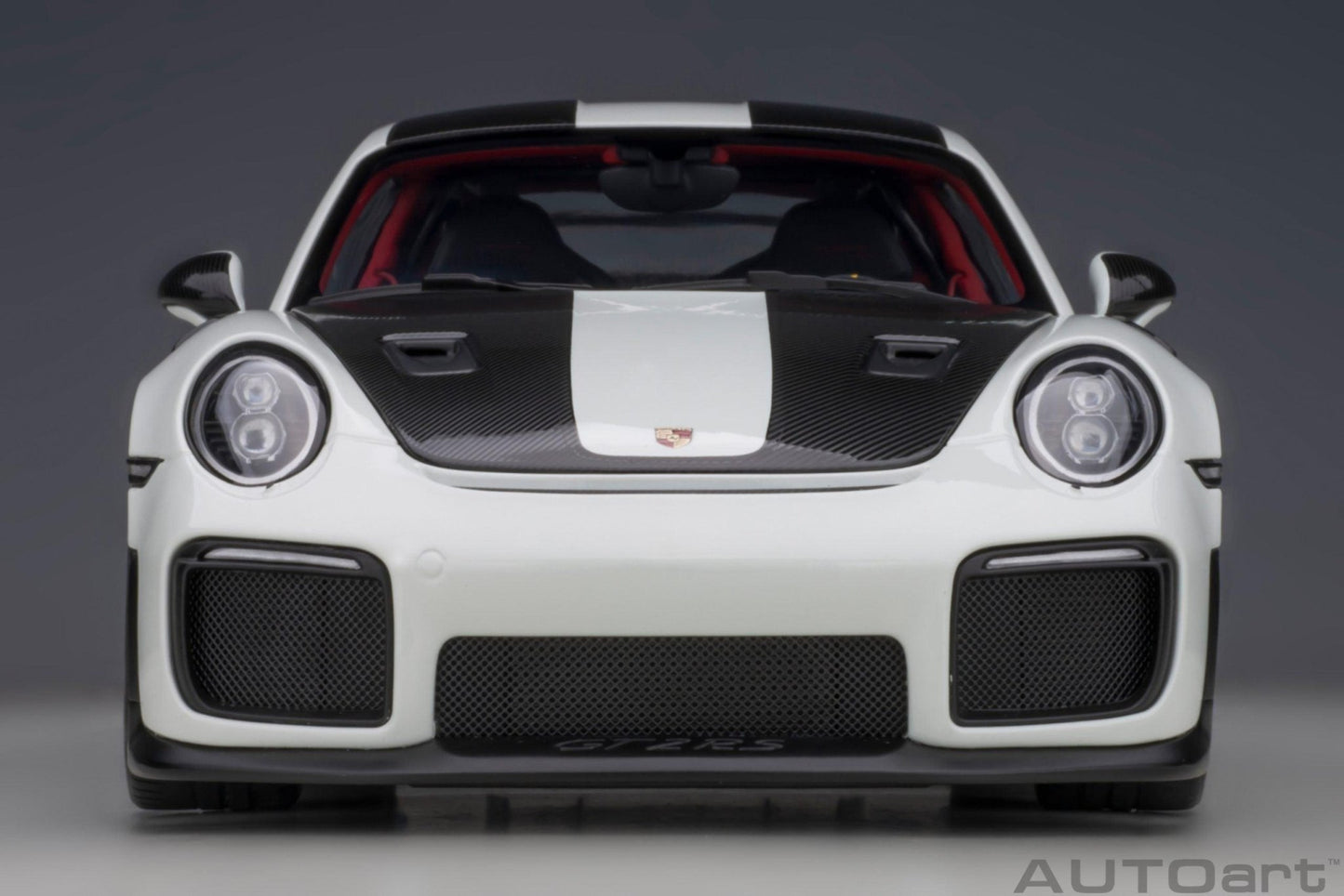 AutoArt Porsche 911 (991.2) GT2 RS Weissach Package - White 1:18 Modell - Artexio