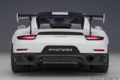 AutoArt Porsche 911 (991.2) GT2 RS Weissach Package - White 1:18 Modell - Artexio