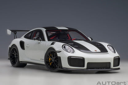AutoArt Porsche 911 (991.2) GT2 RS Weissach Package - White 1:18 Modell