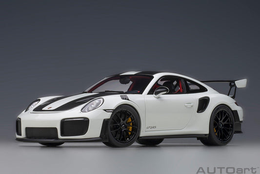 AutoArt Porsche 911 (991.2) GT2 RS Weissach Package - White 1:18 Modell