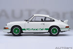 AutoArt Porsche 911 Carrera 2.7 RS Grand Prix White with Green stripes 1:18 Modell
