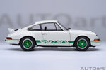 AutoArt Porsche 911 Carrera 2.7 RS Grand Prix White with Green stripes 1:18 Modell