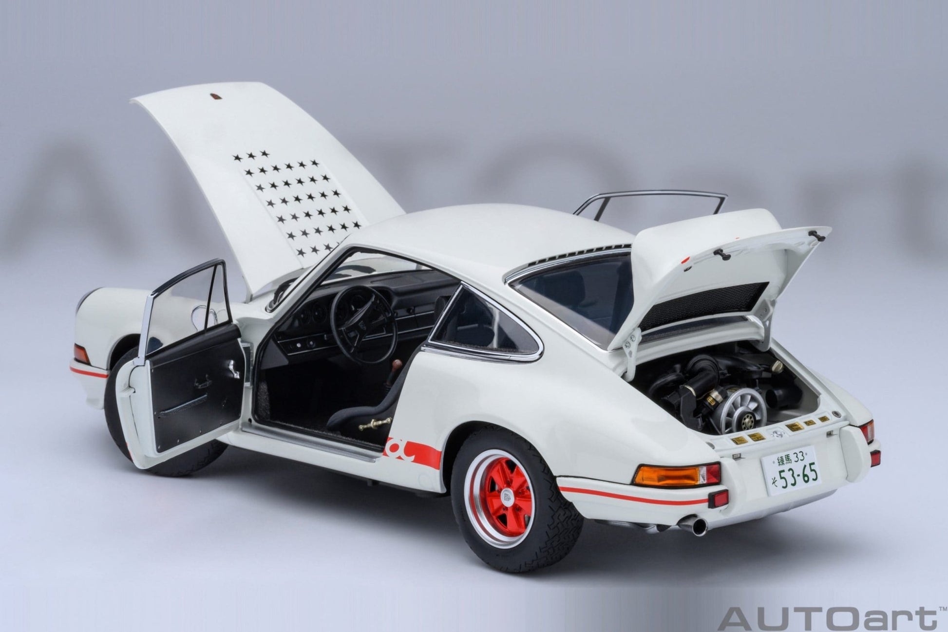 AutoArt Porsche 911 Carrera 2.7 RS THE CIRCUIT WOLF 1:18 Modell