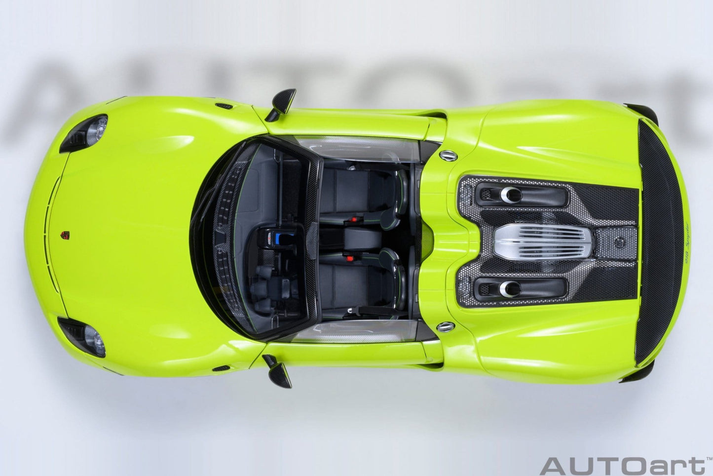 AutoArt Porsche 918 Spyder Weissach Package (Acid Green) 1:18 Modell