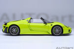 AutoArt Porsche 918 Spyder Weissach Package (Acid Green) 1:18 model