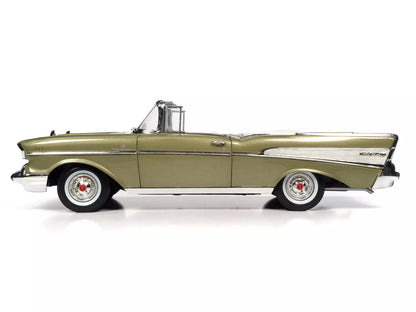 Autoworld Chevrolet Bel Air Convertible 1957 - Laurel Green 1:18 Modell - Artexio