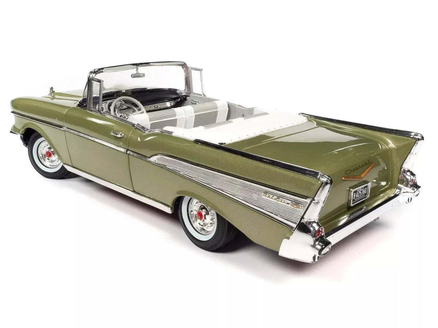 Autoworld Chevrolet Bel Air Convertible 1957 - Laurel Green 1:18 Modell - Artexio