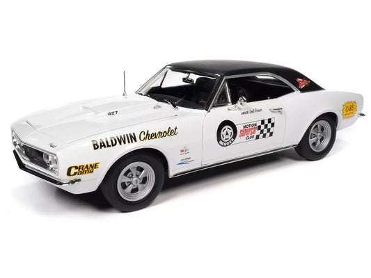 Autoworld Chevrolet Camaro SS (Baldwin Motion) Ermine White 1:18 Modell - Artexio