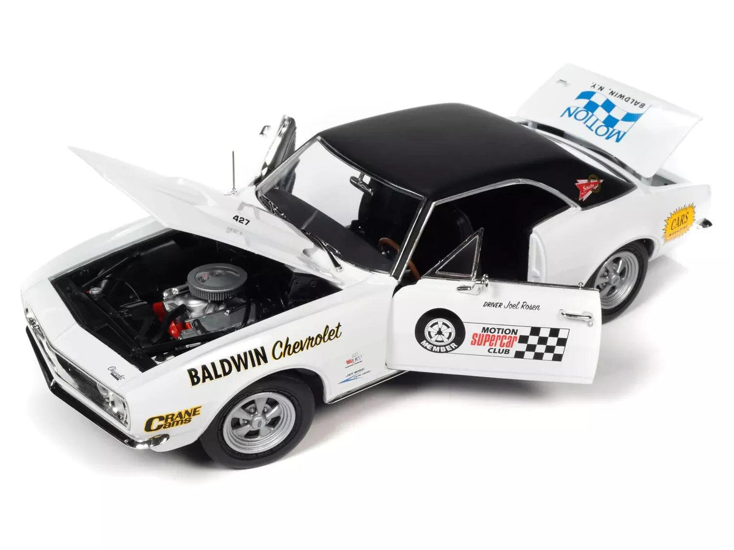 Autoworld Chevrolet Camaro SS (Baldwin Motion) Ermine White 1:18 Modell