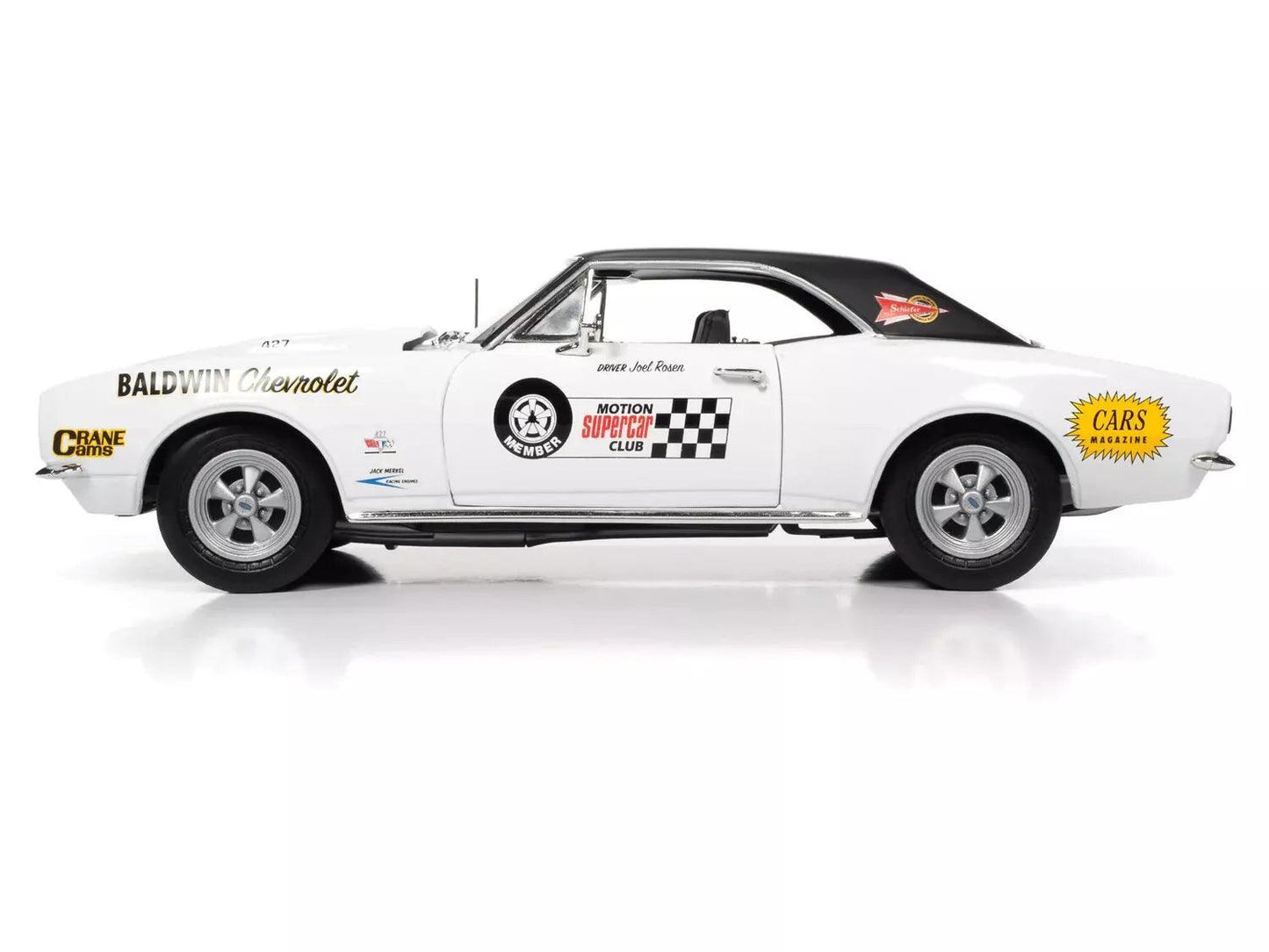 Autoworld Chevrolet Camaro SS (Baldwin Motion) Ermine White 1:18 Modell