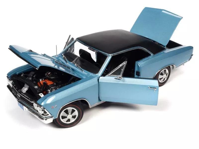 Autoworld Chevrolet Chevelle SS 396 1966 - Light Blue 1:18 Modell - Artexio