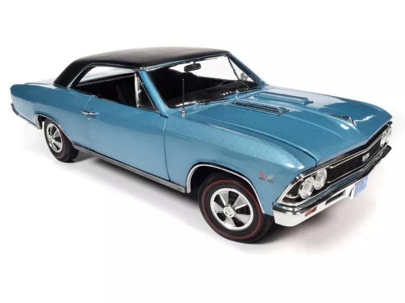 Autoworld Chevrolet Chevelle SS 396 1966 - Light Blue 1:18 Modell - Artexio