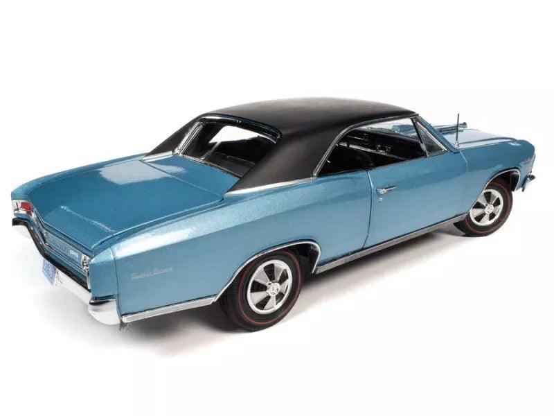 Autoworld Chevrolet Chevelle SS 396 1966 - Light Blue 1:18 Modell - Artexio