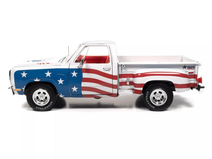 Autoworld Dodge Stepside Patriotic Pickup 1980 1:18 Modell - Artexio