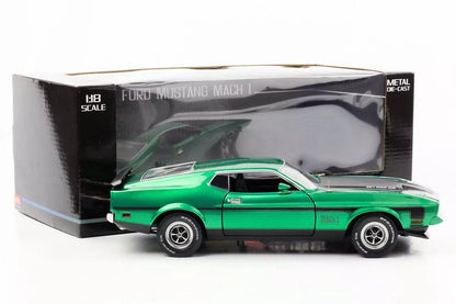 Autoworld Ford Mustang Mach 1 1971 - Grabber Green 1:18 Modell - Artexio