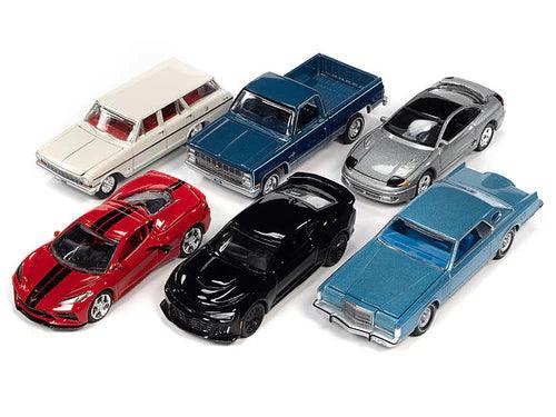 Autoworld Premium Assortment 2021 Release 4 Series A (Set von 6 Modellen) 1:64 Modelle - Artexio