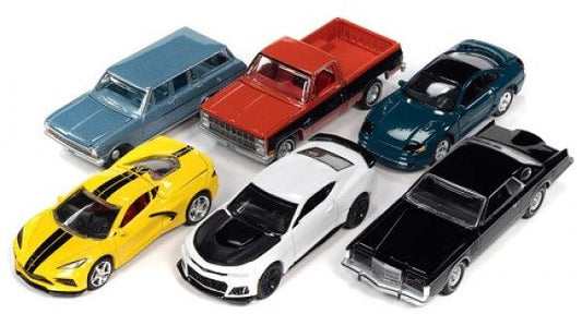 Autoworld Premium Assortment 2021 Release 4 Series B (Set von 6 Modellen) 1:64 Modelle
