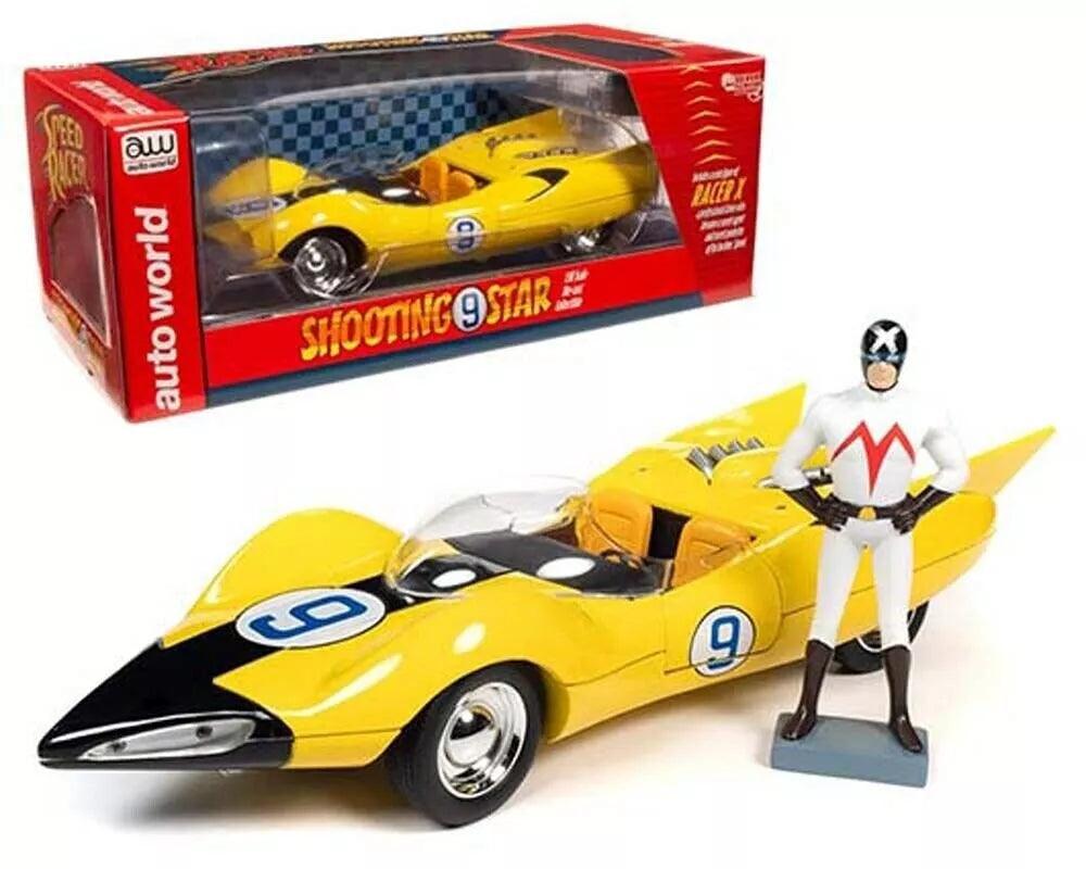 Autoworld Speed Racer Shooting Star w/Racer X 1:18 Modell