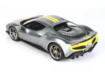 BBR Models Ferrari 296 GTS Assetto Fiorano Gray Corburn 1:18 Modell