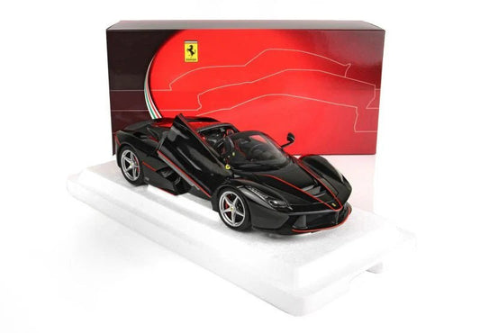 BBR Models Ferrari LaFerrari Aperta Black Matt Black Wheel 1:18 Modell