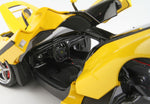 BBR Models Ferrari LaFerrari Giallo Modena Matt Black Wheels 1:18 Modell