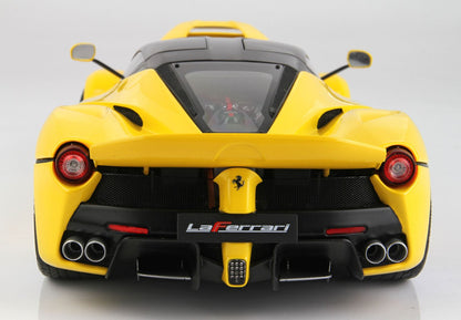 BBR Models Ferrari LaFerrari Giallo Modena Matt Black Wheels 1:18 Modell