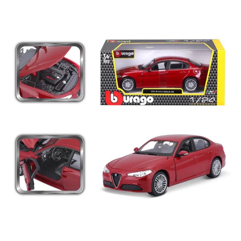 Bburago Alfa Romeo Giulia 2016 - Red 1:24 Modell - Artexio