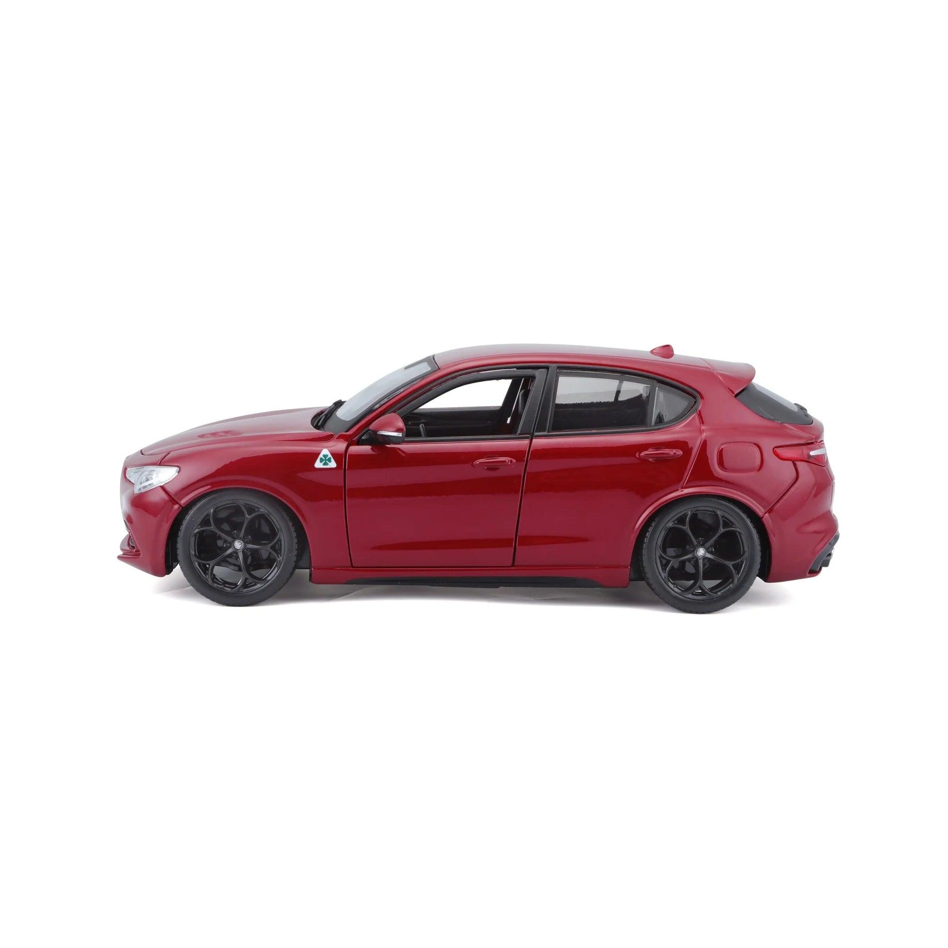 Bburago Alfa Romeo Stelvio - Red 1:24 Modell - Artexio