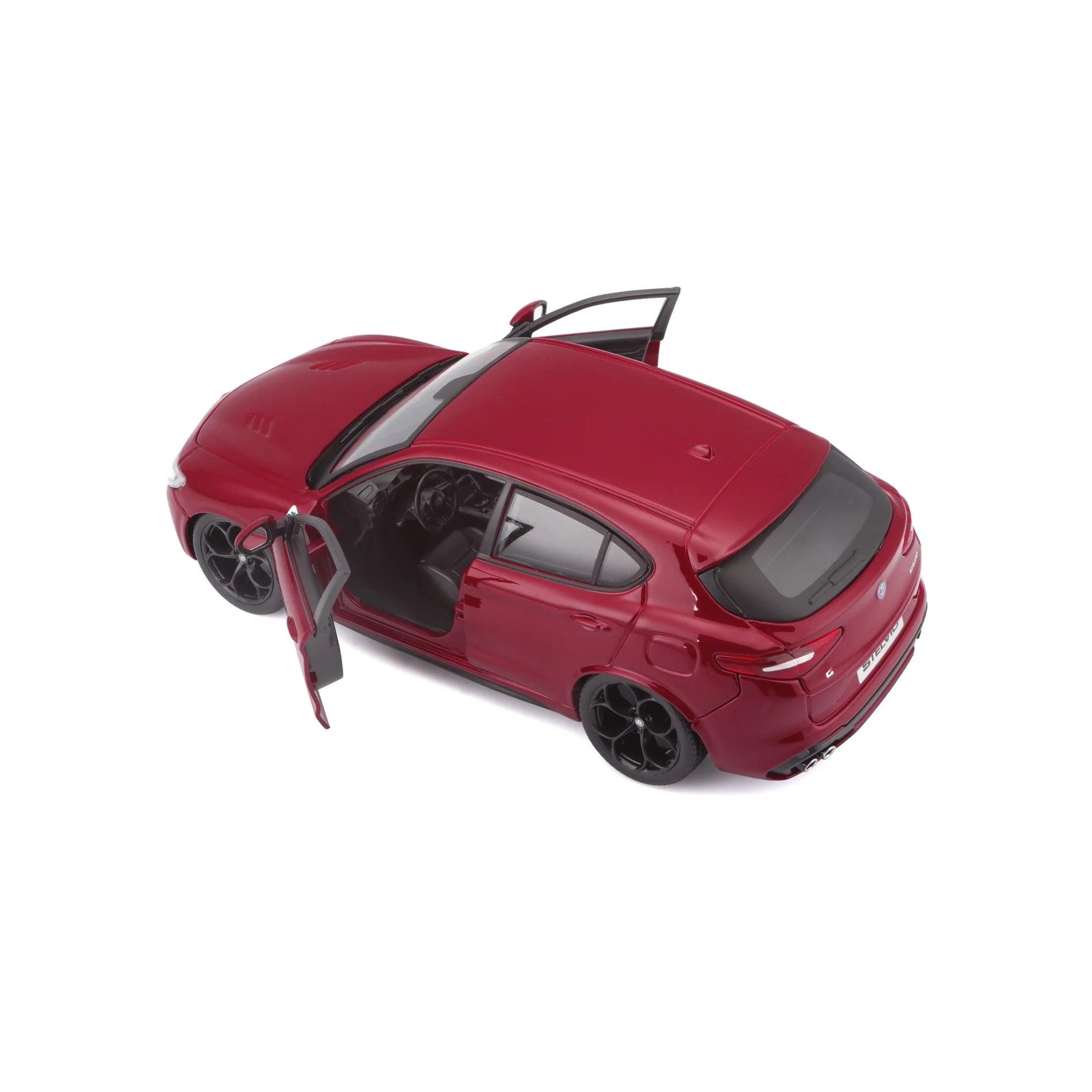 Bburago Alfa Romeo Stelvio - Red 1:24 Modell - Artexio