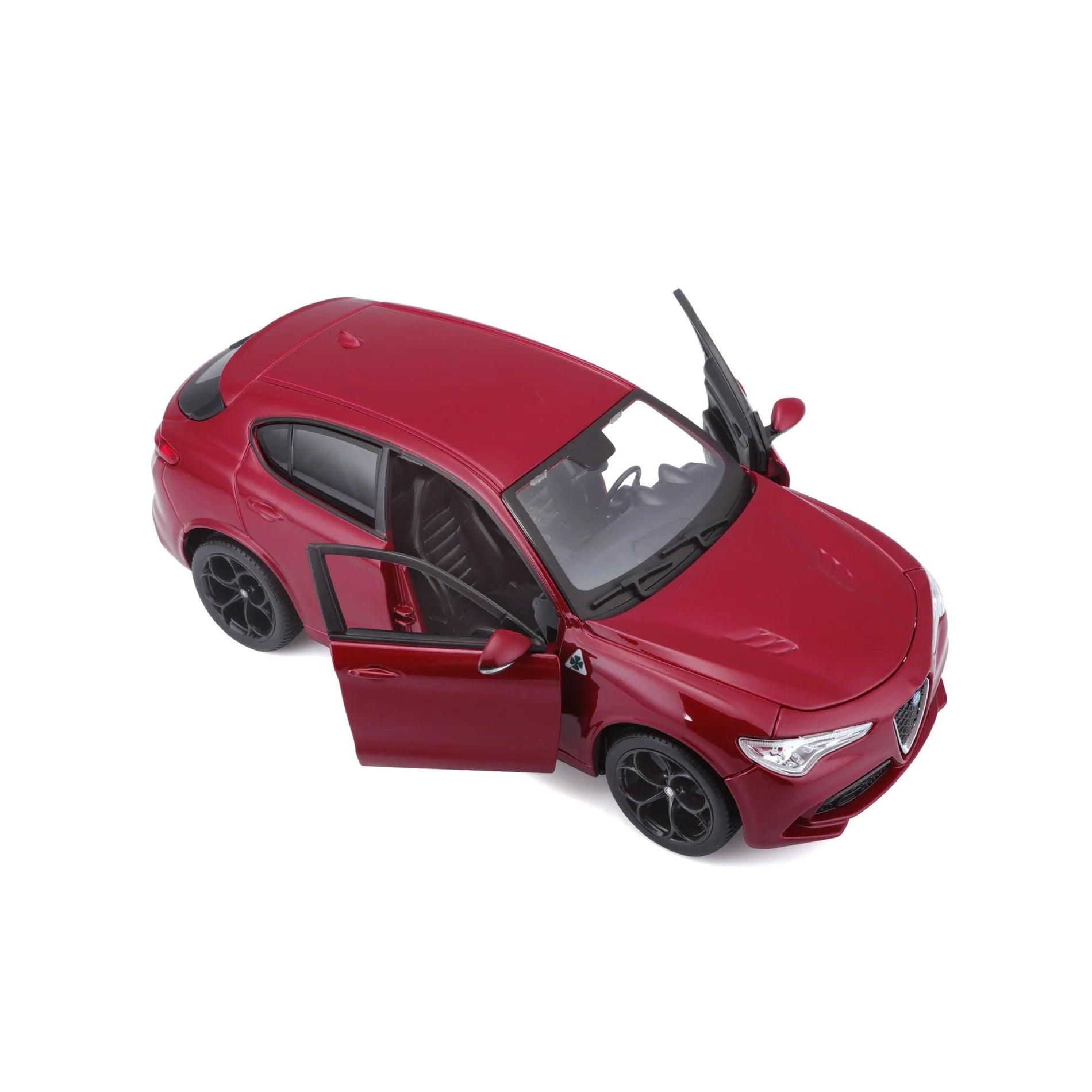 Bburago Alfa Romeo Stelvio - Red 1:24 Modell - Artexio