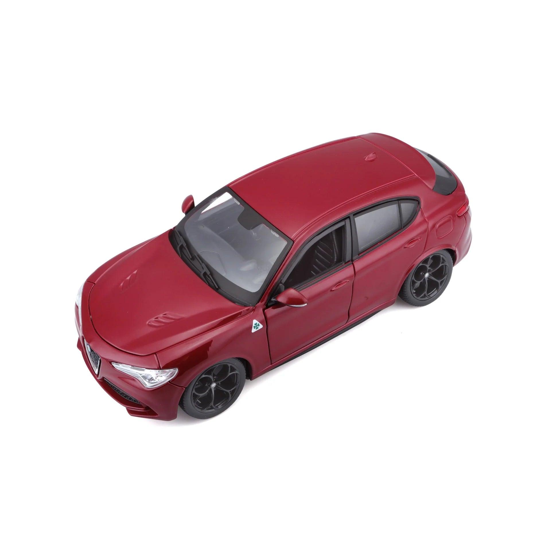 Bburago Alfa Romeo Stelvio - Red 1:24 Modell - Artexio