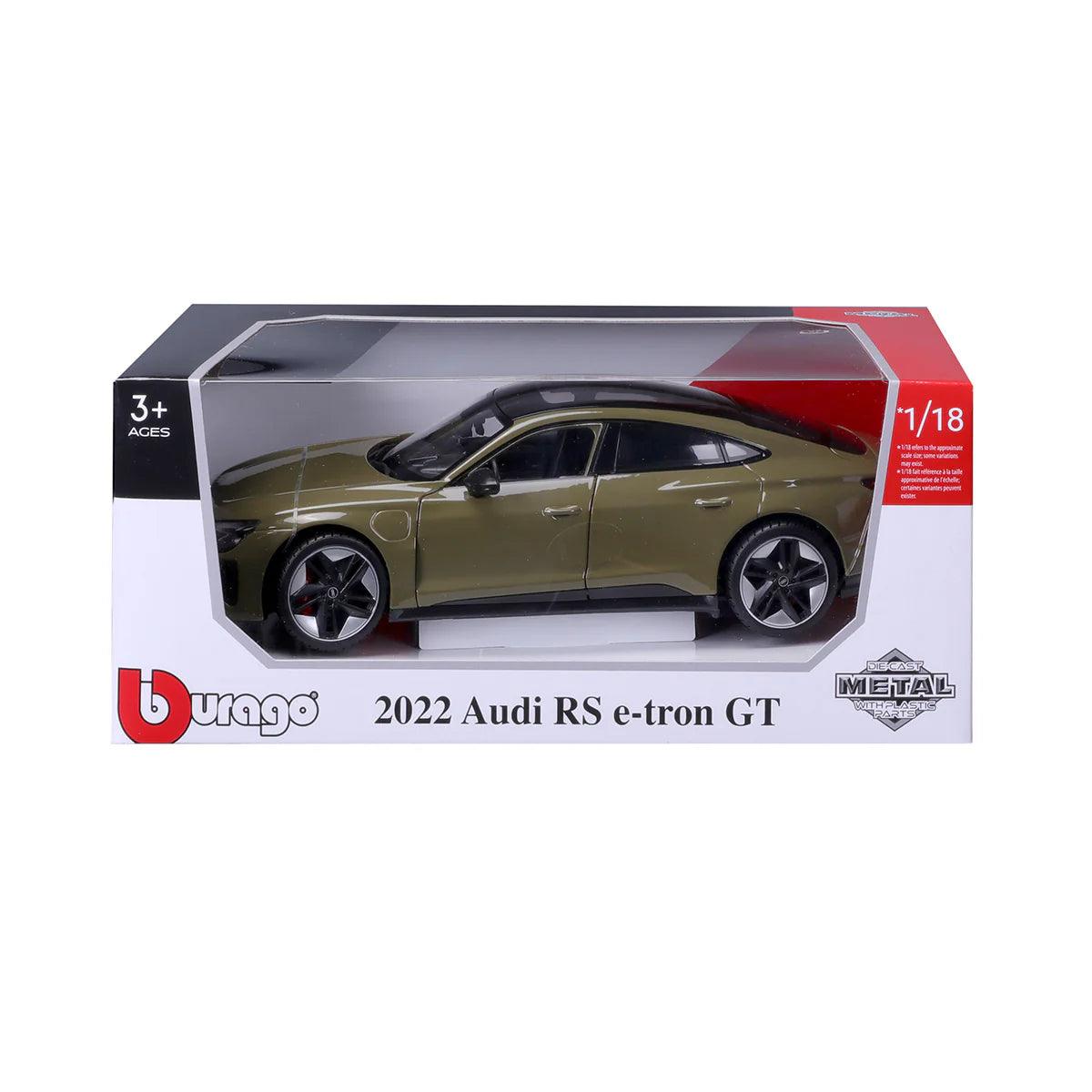 Bburago Audi RS e - Tron GT 2022 - Green 1:18 Modell - Artexio