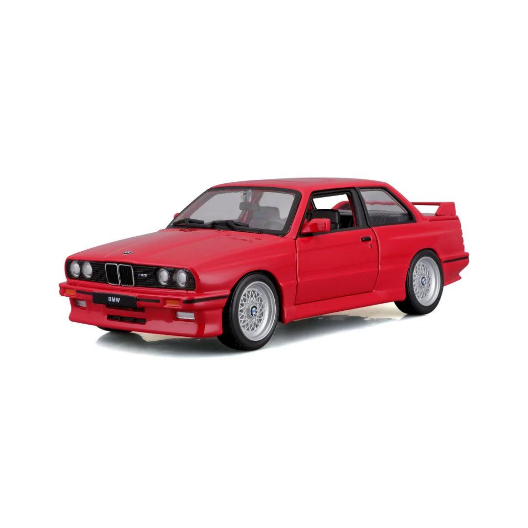 Bburago BMW M3 (E30) 1988 - Red 1:24 Model