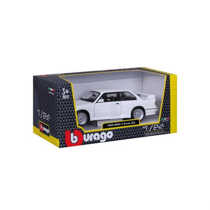 Bburago BMW M3 (E30) 1988 - White 1:24 Modell - Artexio