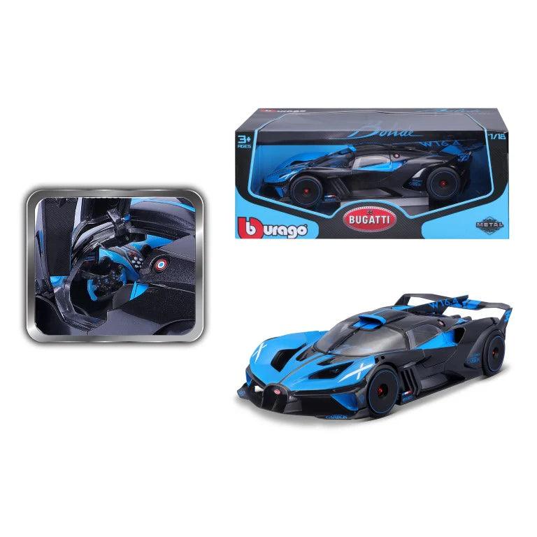 Bburago Bugatti Bolide - Blue 1:18 Modell - Artexio