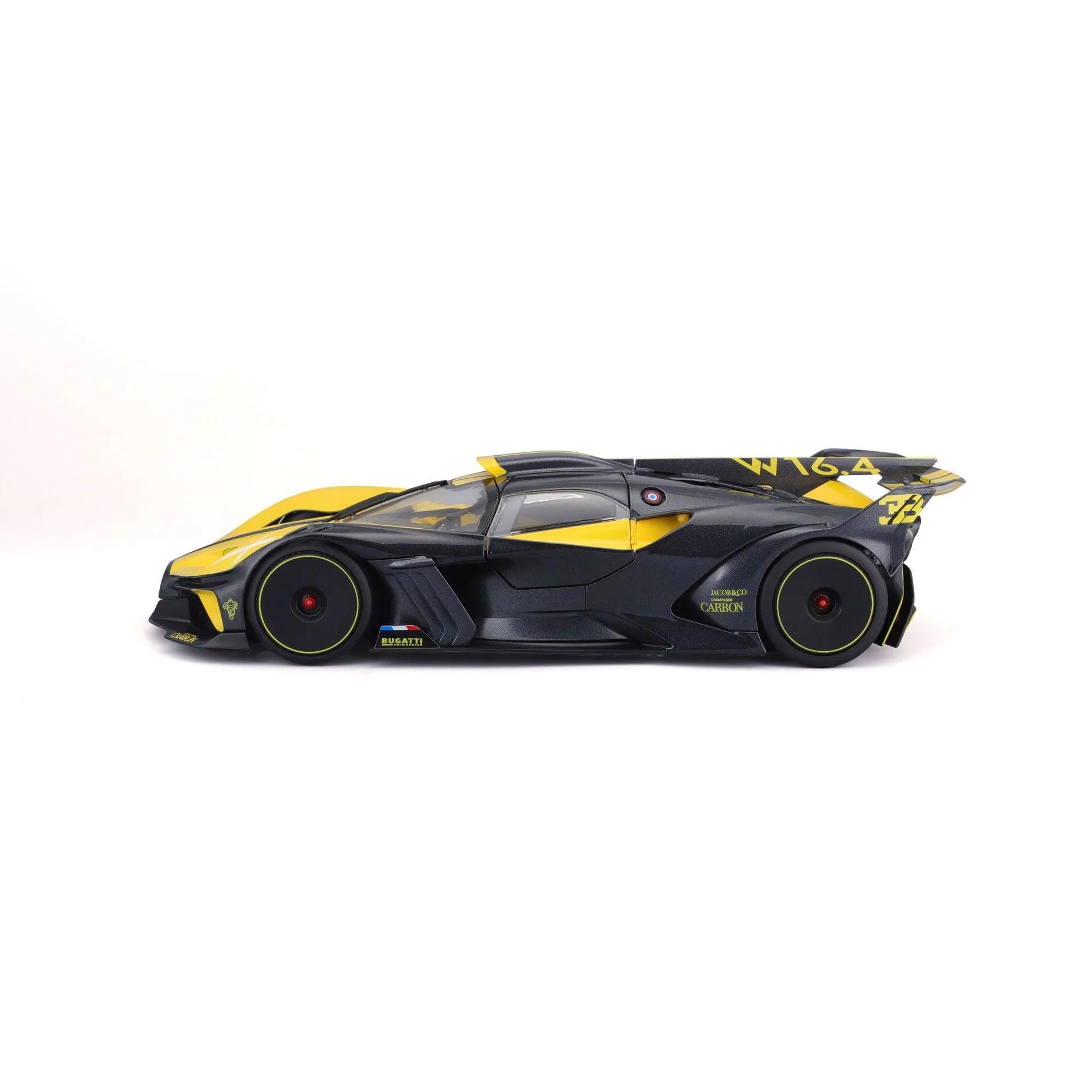 Bburago Bugatti Bolide - Yellow 1:18 Modell - Artexio