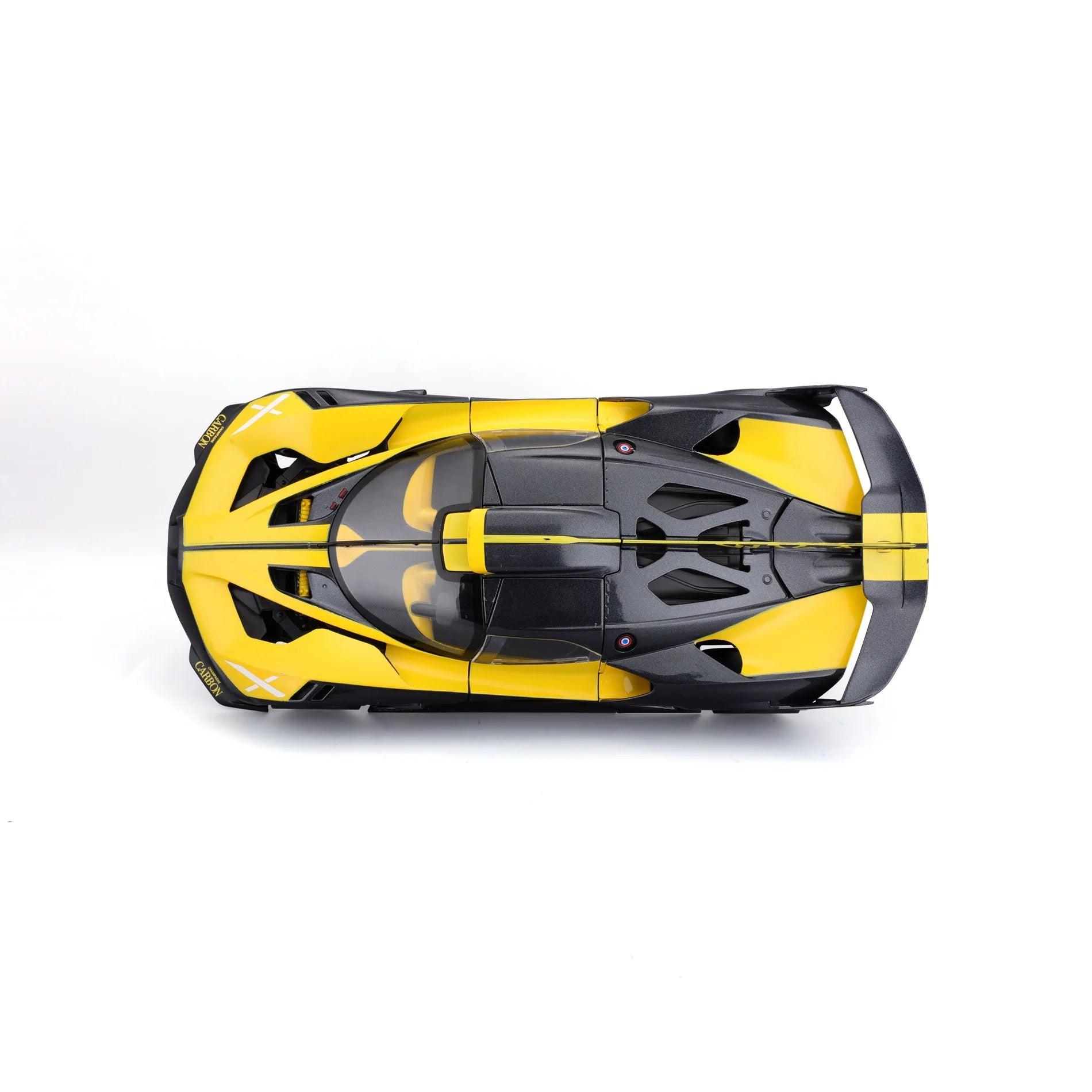 Bburago Bugatti Bolide - Yellow 1:18 Modell - Artexio