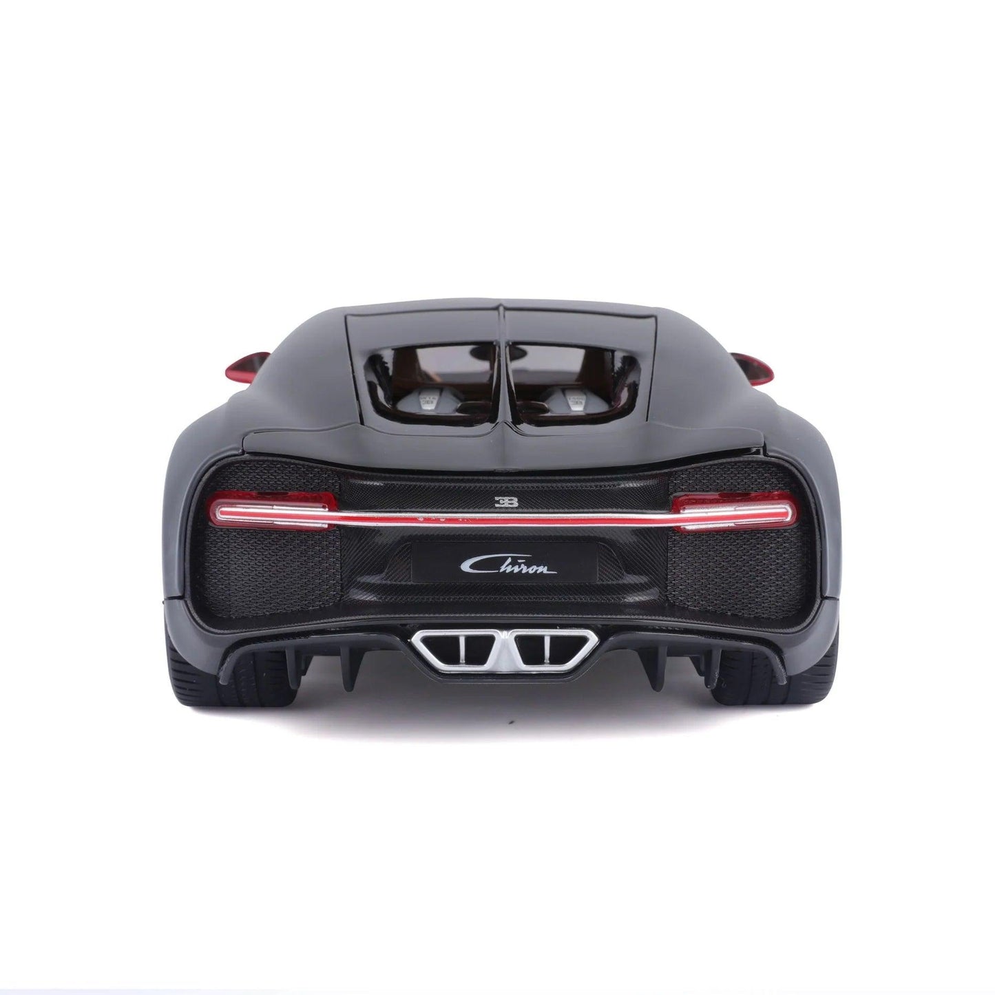 Bburago Bugatti Chiron - Red/Black 1:18 Modell - Artexio