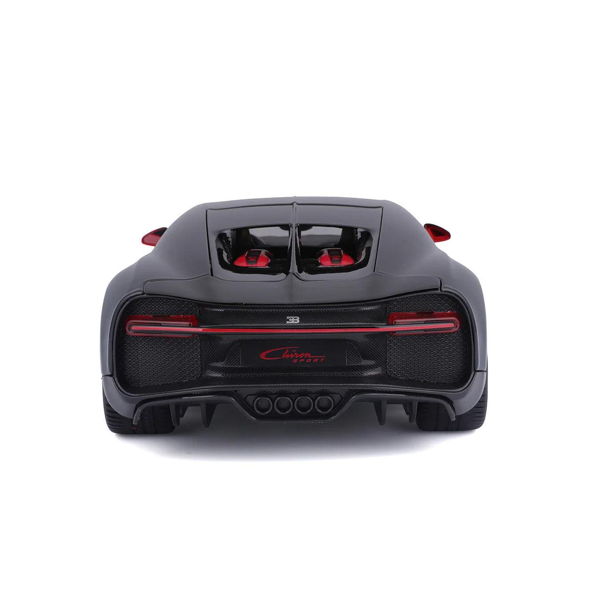 Bburago Bugatti Chiron Sport Red/Black 1:18 Modell - Artexio