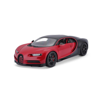 Bburago Bugatti Chiron Sport Red/Black 1:18 Modell - Artexio