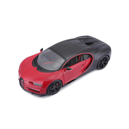 Bburago Bugatti Chiron Sport Red/Black 1:18 Modell - Artexio